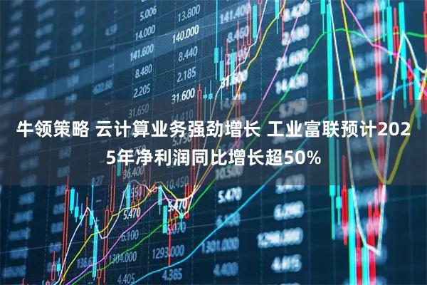 牛领策略 云计算业务强劲增长 工业富联预计2025年净利润同比增长超50%